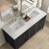 Myrrin 60" Double (Vanity Only Pricing) in Carbon Oak